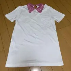 【訳あり】miumiu ハートレース　Tシャツ