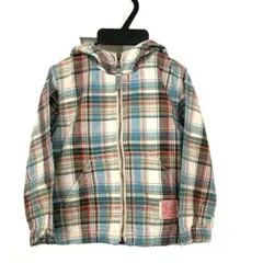 PAPPのチェック フード付きジャケット　90のサムネイル