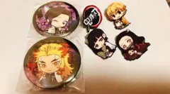鬼滅の刃 チビキャラ缶バッジ 6個セット