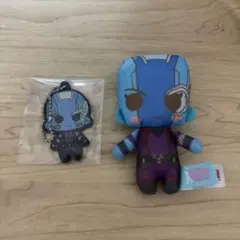 marvel クロスバディーズ ぬいぐるみミニマスコット ネビュラ ラバー