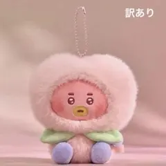 BT21 PEACH HOLIC ぬいぐるみキーリング TATA (訳あり)