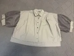 TORRAZZO DONNAオーガンジースリーブシャツ