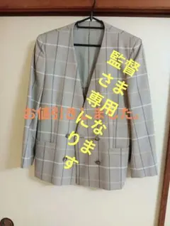 バーバリー春秋物ジャケットWOOL100%のサムネイル