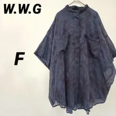W.W.G フーズフーギャラリー タイダイバンドカラービッグシルエットシャツのサムネイル