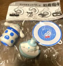 【新品】サンリオ　キャラクターズ　お寿司キーチェーン　シナモロール　おまけ付き