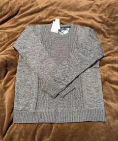 ケーブルニット ウール