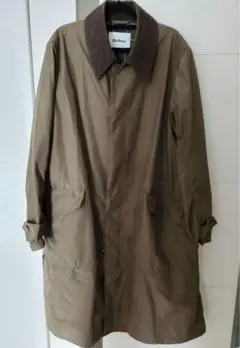 ステンカラーコート メンズ オリーブ