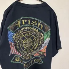 L US 古着 Ｔシャツ 星条旗 アイルランド アイリッシュ IRISH