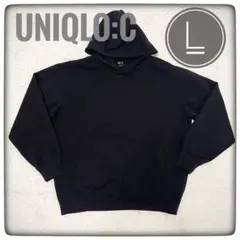 【UNIQLO:C】スウェット　オーバーサイズ　プルオーバーパーカー
