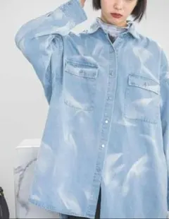 値下げJEANASIS　アソートデニムBIGシャツジャケットF 1