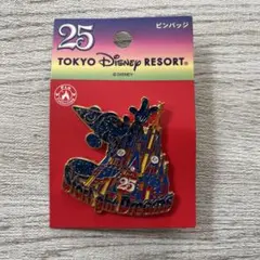 東京ディズニーリゾート25周年　ピンバッジ