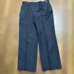 美品！アジャスター付きダークグレー ノータックスラックス
