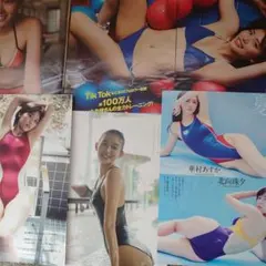 スポーツウエア枠　華村あすか志田音々羽柴なつみ北向珠夕切り抜き16ページ週プレ