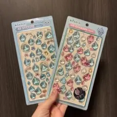 3Dステッカーセット 水滴型 2セット