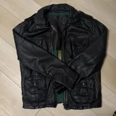 super dry 極度乾燥しなさい レザージャケット 黒