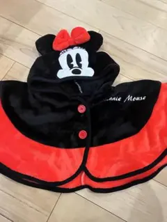 ミニーマウス フリースポンチョ