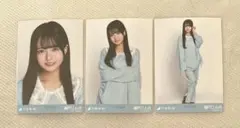 乃木坂46 生写真 瀬戸口心月 襟付きコーデ 3種 コンプ