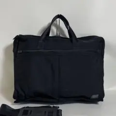 2605-48｜美品｜ポーター 2WAYビジネスバッグ ナイロン ブラック