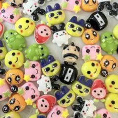 カラフルキャラクター ネイルパーツ25p