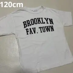 ZARA キッズ ロゴ プリント Tシャツ ホワイト 120cm