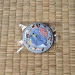 サンリオキャラクターズ　刺繍缶バッジ　 タキシードサム