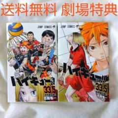 【匿名配送】劇場版 ハイキュー 33.5巻 音駒番外編 2冊 映画 入場者特典