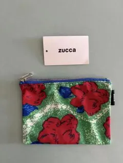 【新品・未使用】ZUCCa ズッカ ローズ柄ポーチ 薔薇のサムネイル