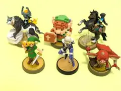 【値下げ】【美品】amiiboゼルダの伝説シリーズ6体