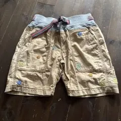 go slow caravan 刺繍 ショートパンツ ベージュ サイズ1のサムネイル