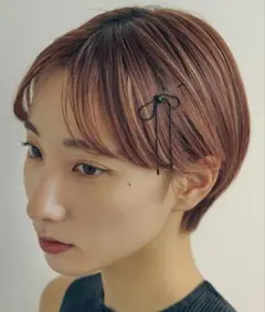 <GOLDY> コード ミニ リボン へアカフ & ヘアピンのサムネイル