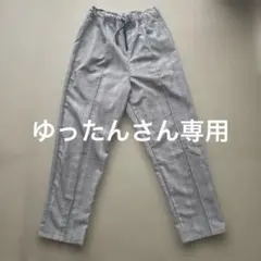 GLOBALWORK160cmキッズグレー系チェック柄ロングパンツのサムネイル