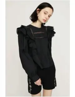 SLY 2WAY RIBBON FRILL LACE トップスのサムネイル