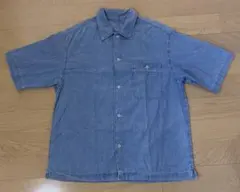 GU デニムシャツ 半袖 メンズ