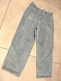 RICCARDO METHA Faded Wide Denim size46