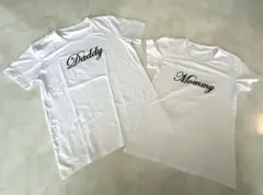 新品未使用！Daddy Mommy Tシャツセット 半袖 ホワイト