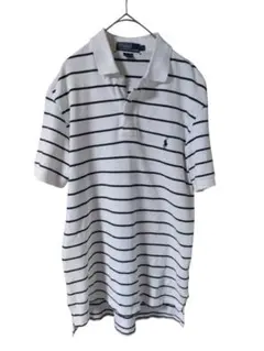 Polo by Ralph Lauren ストライプ ポロシャツ M