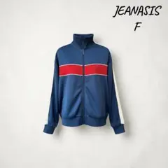 JEANASIS ジーナシス ジャージ ブルゾン F ネイビーのサムネイル