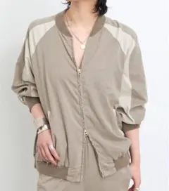 ジャケット・アウター L'Appartement REMI RELIEF Side Zip MA-1 L'Appartement REMI RELIEF Side Zip MA-1 Military