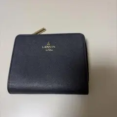 v*o様 LANVIN ネイビー 二つ折り財布