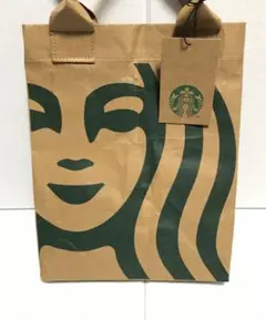 【新品】スターバックス　クラフトペーパーショッパーS