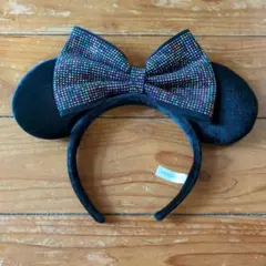 ミッキーマウスカチューシャ ビジュー付き