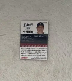 埼玉西武ライオンズ 中村剛也 カルビー 2023 プロ野球カード