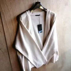 新品　アーバンリサーチ ロッソ　バックスリットショートカーディガン