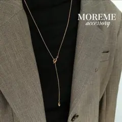 ✨お値下げ中✨金アレ対応 ステンレス ロングネックレス ゴールド 上品 高見え