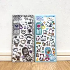 【正規品】平成はっぴーフォン　ギャルキティ　ポチャッコ　サンリオ　２枚セット