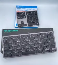Logitech MX Keys Mini 日本語配列 テンキー付 キーボード
