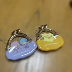 ワンポイントハートシリーズブラインドミニがま口 キキララ・ポムポムプリン