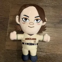 北海道日本ハムファイターズ 選手ぬいぐるみキーチェーン ♯18山﨑福也 