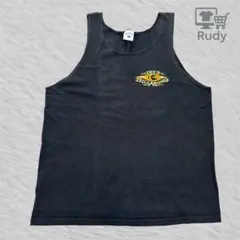 90s USA製 BILLABONG タンクトップ L 黒 サーフ