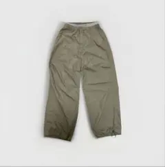 ★美品★UNIQLO C パラシュートパンツ S ベージュワイドパンツ ユニクロ